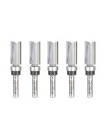 Amana tool 45460-5, 5-Pack Carbide Tipped Flush Trim Plunge Template 1/2 D x 1 Inch CH x 1/4 SHK w/ Upper Bal Bearing Router Bits