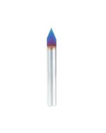 Amana tool 45622-K Solid Carbide Spektra Extreme tool Life Coated 45 Degree Engraving 0.025 Tip Width x 1/4 SHK x 2 Inch Long Signmaking Router Bit