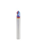 Amana tool 45639-K SC Spektra Extreme tool Life Coated V-Groove 90 Deg x 1/4 D x 0.116 CH x 1/4 Inch SHK 3-Flute Router Bit
