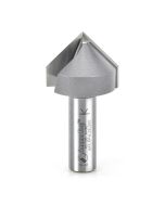 Amana 45726 Carbide Tipped V Groove 90 Deg x 1-1/4 Dia x 3/48 x 1/2 Inch Shank