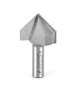 Amana tool 45728-CNC Carbide Tipped V-Groove 90 Deg x 1-1/2 D x 1-1/4 Inch CH x 1/2 SHK Router Bit