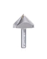 Amana 45732 Carbide Tipped V Groove 90 Deg x 2 Inch Dia x 1-3/4 x 1/2 Shank