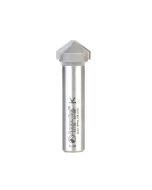 Amana tool 45735 V-Groove 108 Deg. Folding for Aluminum Composite Material (ACM) Panels Like Alucobond, Dibond, 0.090 Tip Cut Width x 15/64 CH x 3/4 D x 1/2 Inch SHK Carbide Tipped Router Bit