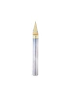 Amana tool 45771-Z Solid Carbide 30 Degree Engraving 0.005 Tip Width x 1/4 SHK x 2-1/4 Inch Long Signmaking ZrN Coated Router Bit