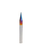 Amana tool 45783-K SC Spektra Extreme tool Life Coated Carving Liner 18 Deg x 1/4 D x 5/8 CH x 1/4 SHK x 2-1/2 Inch Long Single Flute Router Bit