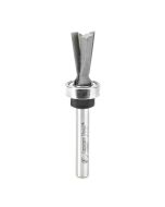 Amana 45882 Carbide Tipped Keller Dovetail 7 Deg x 7/16 Dia x 3/4 x 1/4 Inch Shank with Upper BB