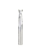 Amana tool 46007 Solid Carbide Spiral 2 Flute Plunge 3/8 D x 1 CH x 3/8 SHK x 3 Inch Long Up-Cut Router Bit