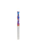 Amana tool 46177-K CNC SC Spektra Extreme tool Life Coated Compression Spiral 1/4 D x 1-1/4 CH x 1/4 SHK x 3 Inch Long 2 Flute Router Bit