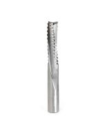 Amana tool 46223 Solid Carbide Roughing Spiral 3 Flute Chipbreaker 3/8 Dia x 1-1/4 Cut Height x 3/8 Shank x 3 Inch Long Down-Cut Router Bit