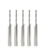 Amana tool 46225-5, 5-Pack SC Spiral Plunge 1/8 D x 13/16 CH x 1/4 SHK x 2-1/2 Inch Long 2 Flute Down-Cut Router Bits