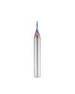 Amana tool 46233-K SC Spektra Extreme tool Life Coated Spiral Plunge 1/16 Dia x 3/16 CH x 1/4 SHK 2 Inch Long Down-Cut Router Bit