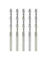 Amana tool 46272-5, 5-Pack CNC Solid Carbide Foam Cutting Up-Cut Spiral 1/4 D x 2-1/4 CH x 1/4 SHK x 4 Inch Long Flat Bottom Router Bits