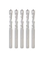 Amana tool 46297-5, 5-Pack Solid Carbide UltraTrim Spiral Trim 1/4 D x 1 CH x 1/4 SHK x 3 Inch Long w/ Double BB Down-Cut Router Bits