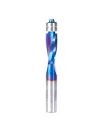 Amana tool 46300-K SC Spektra Extreme tool Life Coated UltraTrim Spiral 1/2 D x 1-1/4 CH x 1/2 SHK x 4 Inch Long w/ Double Lower BB Up-Cut Router Bit