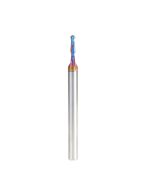 Amana tool 46385-K SC Spektra Extreme tool Life Coated Double Flute Up-Cut Bal Nose Spiral 1/16 R x 1/8 D x 1/2 CH x 1/4 SHK x 3 Inch Long Router Bit