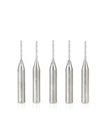 Amana tool 46403-5, 5-Pack SC Spiral Plunge 1/16 D x 1/2 CH x 1/4 SHK x 2 Inch Long Down-Cut Router Bits