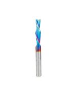Amana tool 46415-K SC Spektra Extreme tool Life Coated Spiral Plunge 1/4 Dia x 1 CH x 1/4 SHK 2-1/2 Inch Long Down-Cut Router Bit