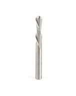 Amana tool 46476 Solid Carbide Double Flute Down-Cut Bal Nose Spiral 1/8 R x 1/4 D x 1 CH x 1/4 SHK x 2-1/2 Inch Long Router Bit