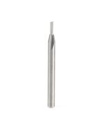 Amana tool 46480 Solid Carbide Straight Plunge High Production 1/16 D x 3/16 CH x 1/8 Inch SHK x 1-1/2 Inch Long Router Bit
