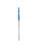 Amana tool 46511-K SC Spektra Extreme tool Life Coated Double Flute Up-Cut Bal Nose Spiral 1/8 R x 1/4 D x 1-1/2 CH x 1/4 SHK x 6 Inch Long Router Bit
