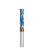 Amana tool 46704-K CNC SC Spektra Extreme tool Life Coated Compression Spiral 3/8 D x 1-1/4 CH x 3/8 SHK x 3 Inch Long 2 Flute Router Bit for Birch Plywood