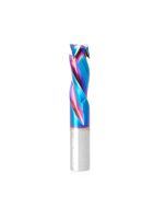 Amana tool 46710-K CNC SC Spektra Extreme tool Life Coated Compression Spiral 1/2 D x 1-1/4 CH x 1/2 SHK x 3 Inch Long 3 Flute Router Bit for Birch Plywood