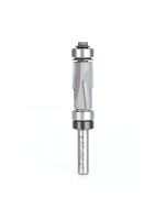 Amana tool 47164 Carbide Tipped Flush Trim Compression 1/2 D x 1 Inch CH x 1/4 SHK w/ Upper and Lower Bal Bearing Guides Router Bit