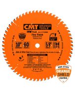 CMT P10060S ITK Plus Finish Sliding Compound Saw Blade, 10 x 60 Teeth, 10° ATB+Shear with 5/8-Inch bore
