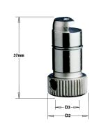 CMT 360.001.01 Drill Adaptor for Biesse, 10mm (25/64-Inch) Shank, 20mm (25/32-Inch) Diameter, Right-Hand Rotation