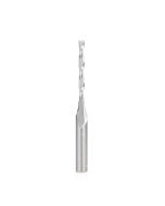 Amana tool 48442 CNC Solid Carbide Foam Cutting Up-Cut Spiral 3mm D x 28mm CH x 6mm SHK x 64mm Long Flat Bottom Router Bit