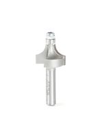Amana tool 49505 Carbide Tipped Corner Rounding 1/4 Radius x 3/4 Dia x 1/2 Cut Height x 1/4 Shank with 1/4 Inch Dia Lower Bal Bearing Router Bit