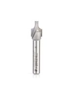 Amana tool 49694 Carbide Tipped Plunging Round Over 1/8 R x 3/8 D x 1/2 CH x 1/4 Inch SHK Router Bit