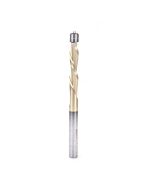 Amana tool 51520-Z Solid Carbide Aluminum Flush Trim Down-Cut 1/4 D x 1-1/4 Cut Length x 1/4 SHK x 3-1/2 Inch Long ZrN Coated Router Bit