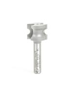 Amana tool 51541 Carbide Tipped Bulnose 3/32 Radius x 21/32 Dia x 1/2 Cut Height x 1/4 Inch Shank Router Bit