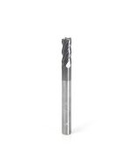 Amana tool 51593 Solid Carbide Spiral CNC Variable Helix for Stainless Steel, Steel, Titanium, Cast Iron and Cermet with AlTiN Coating 4-Flute x 1/4 Dia x 5/8 Cut Height x 1/4 Shank x 2-1/2 Inches Long Up-Cut CNC Square Bottom End Mil