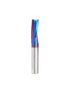 Amana tool 51637-K Spektra Extreme tool Life Coated SC Spiral Finisher 1/2 Dia x 1-1/8 Cut Height x 1/2 Shank x 3-1/2 Inch Long x 3 Flute Up-Cut Router Bit, Leaves an Extra High Surface Finish