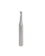 Amana tool 51840 CNC SC Spiral O Single Flute, Aluminum Cutting 5/32 D x 9/16 CH x 1/4 SHK x 2 Inch Long Up-Cut Router Bit with Mirror Finish