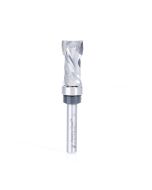 Amana tool 57172 Solid Carbide (Brazed to Steel Shank) Spiral Pattern/Plunge Compression 1/2 D x 1 CH x 1/4 Inch SHK w/ Upper Bal Bearing Router Bit