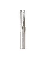 Amana tool 59420 Solid Carbide Roughing Spiral 3 Flute Chipbreaker 3/8 Dia x 1 Cut Height x 3/8 Shank x 3 Inch Long Up-Cut Router Bit For Castle And Porter Cable Machines