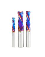 Amana tool AMS-183-K 3-Piece CNC SC Spektra Coated Compression Spiral Router Bit Pack