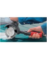 Dynabrade 18255 Autobrade Red DynaZip Wire Wheel Tool with Wire Wheel (Replaces 13280)