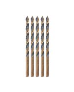 Amana tool HSS1522 HSS Dril Bit 5 Pack 3/16 D x 2-1/8 CH x 3/16 Shank for Plastic