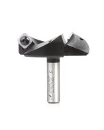Amana tool RC-2263 CNC Spoilboard Insert Carbide 3 Wing, Surfacing, Planing, Flycutting & Slab Leveler 2-3/4 Diameter x 1/2 SHK Router Bit