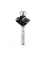 Amana tool RC-49496 In-Tech Insert Corner Round 1/8 R x 1 Inch D x 3/8 CH x 1/4 SHK Router Bit
