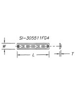 SOUTHEAST TOOL SI-305511FG4 Insert 30 x 5.5 x 1.1( 10 pc pack) W/ Slot 4 Sided