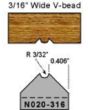 3/32 v bead shaper cutter bit