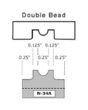 .25 double bead profile