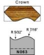 Corwn molding profile