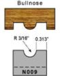 3/8 bullnose profile