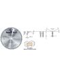 Amana MSB1080C 10"/80T MELAMINE BLADE H-ATB